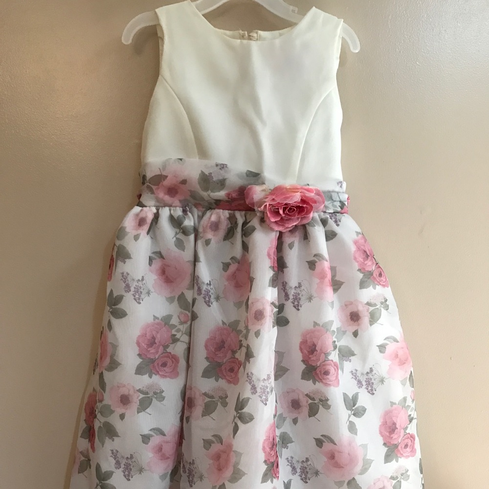Floral dress.